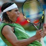 Nadal, en las semifinales de Roland Garros 2005
