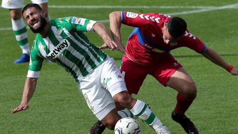 Nabil Fekir con el Betis.