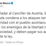  Sánchez y Casado condenan el ataque de Viena 
