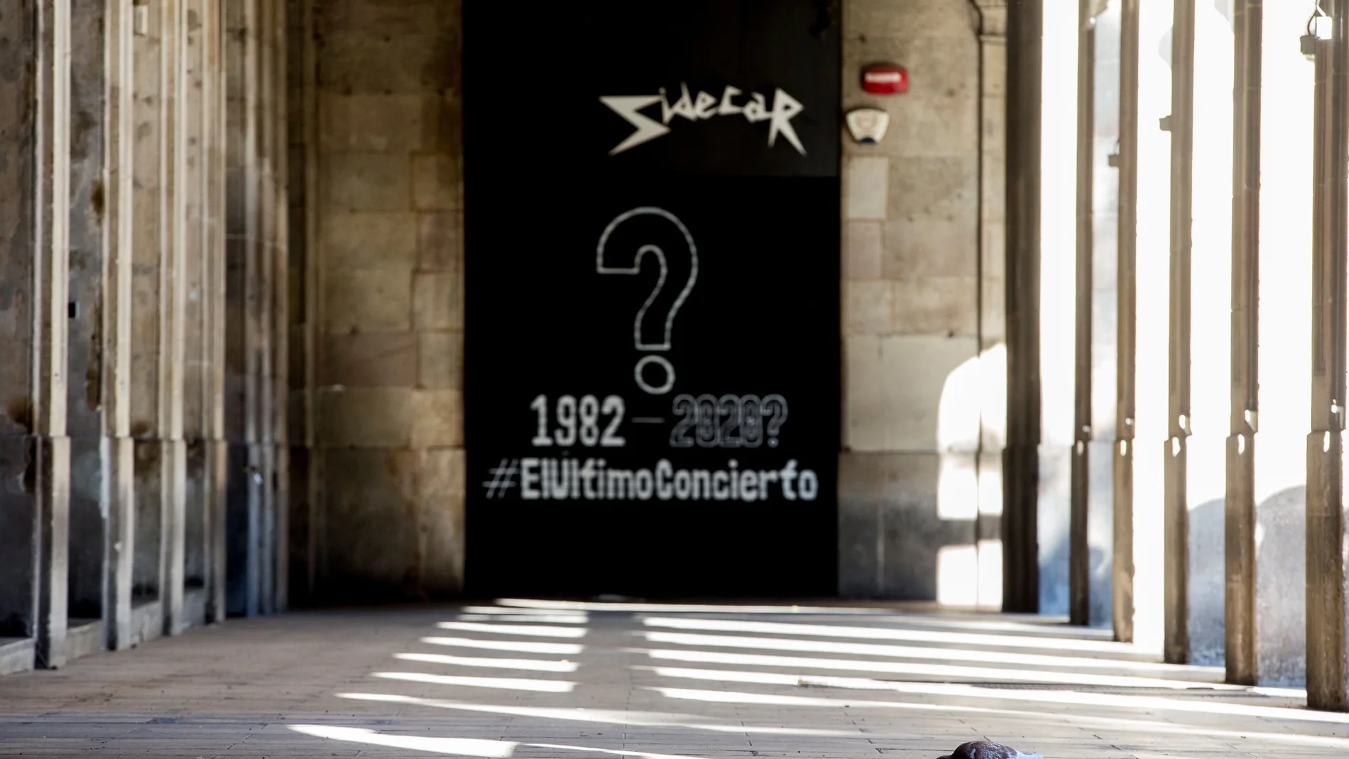 Vista de la sala de conciertos Sidecar de Barcelona, en la plaza Real. EFE/Quique Garcia