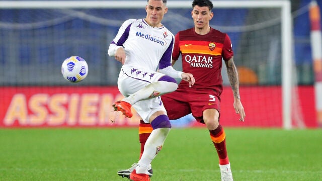 José Callejón con la Fiorentina.