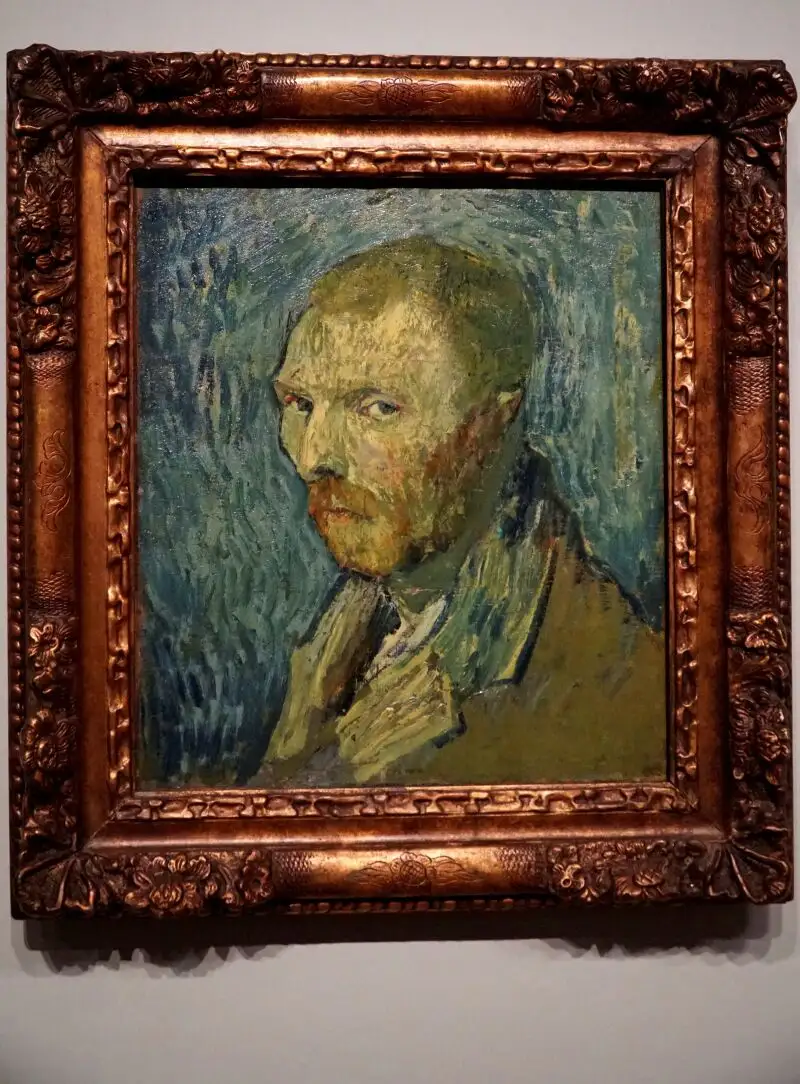 Autorretrato obra del artista neerlandés Vincent van Gogh