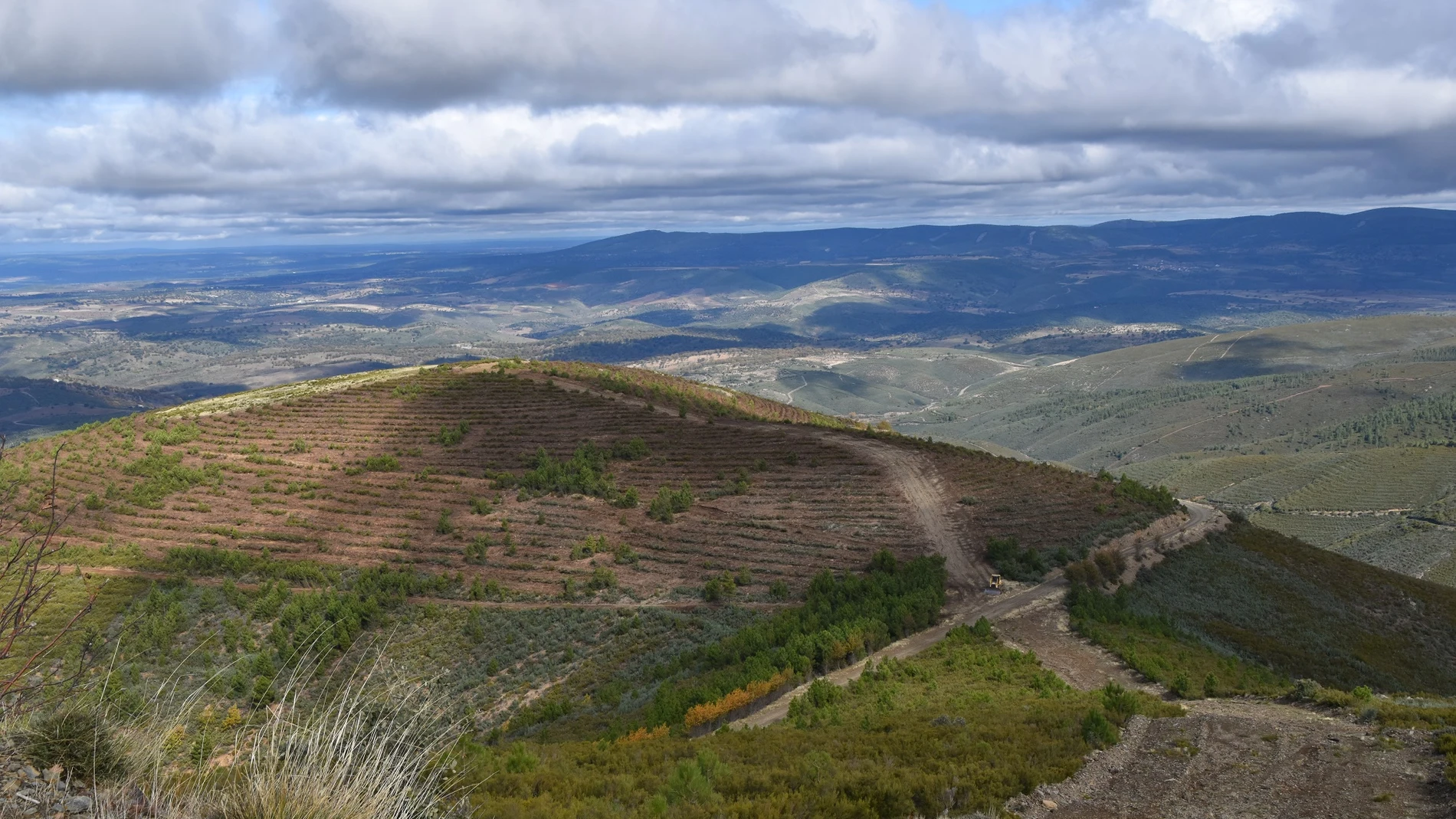 Panorámica de la Sierra de Gata, en la provincia de Salamanca