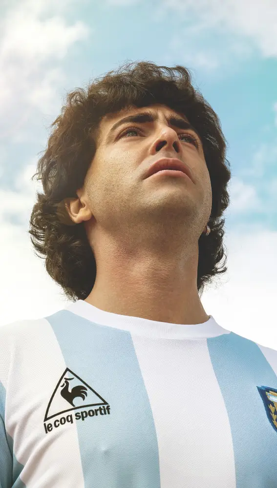 Nazareno Casero (Historia de un Clan), encargado de representar la etapa más gloriosa del ídolo, cuando fue campeón con la Selección argentina en México