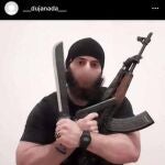 El terrorista austriaco Kujtim Fejzulai, en su perfil de Instagram
