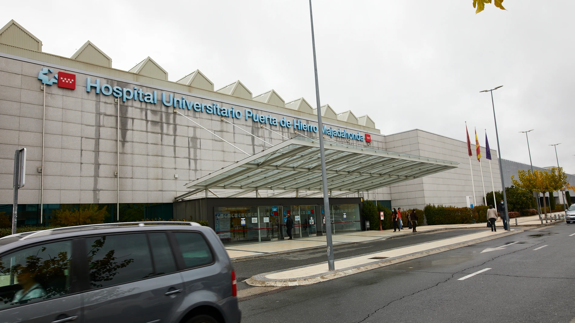 El Hospital Puerta de Hierro, en la zona básica de salud de Valle de la Oliva, en Majadahonda, Madrid