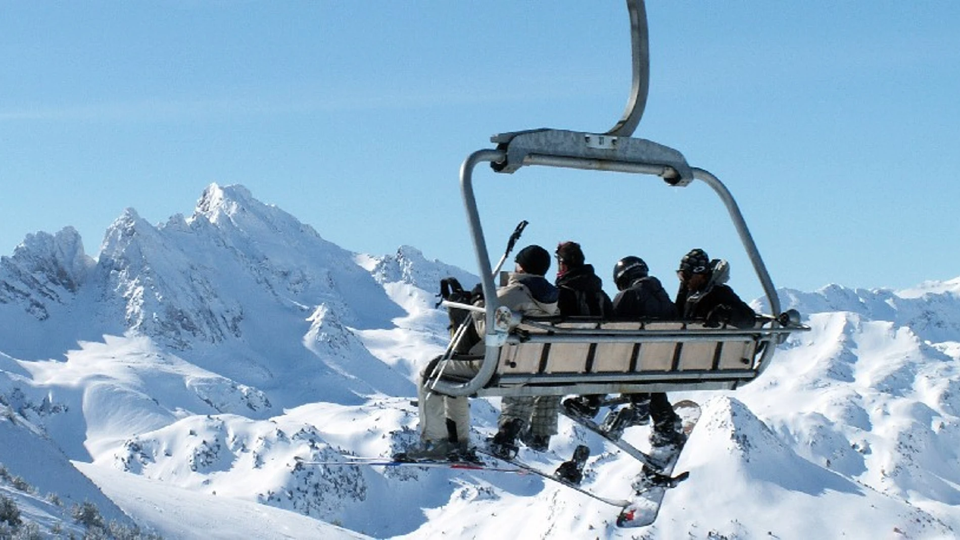 La estación de esquí de Ax 3 domaines Saquet