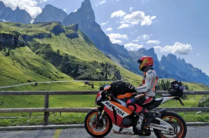 Nos vamos a Trentino en moto