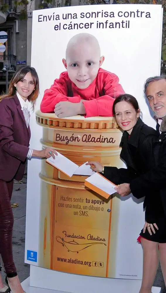 Goya Toledo, Aitana Sánchez Gijón y Paco Arango. Foto cedida por Paco Arango