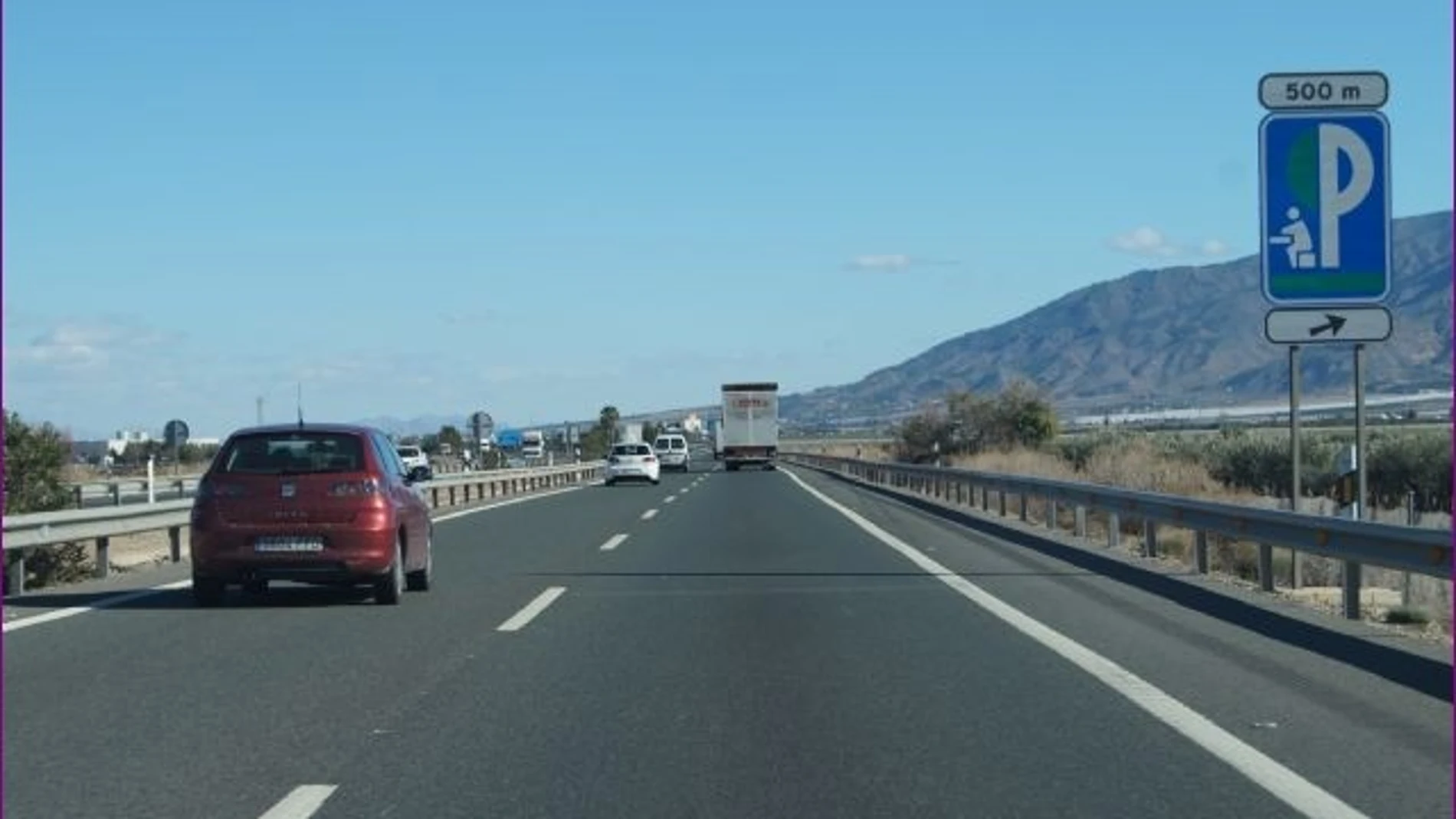 El vehículo circulaba en sentido contrario por la autovía Totana-Mazarrón