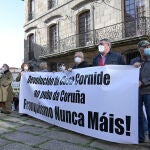 Marcha para pedir la "devolución" al patrimonio público de la Casa Cornide, el pasado sábado en La Coruña