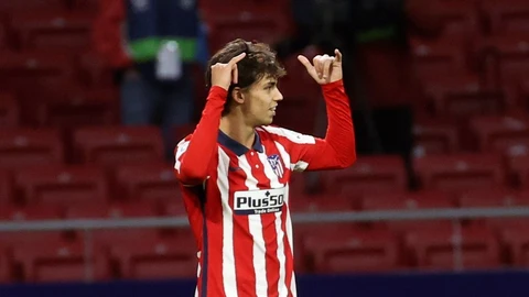 Joao Félix con el Atlético de Madrid.