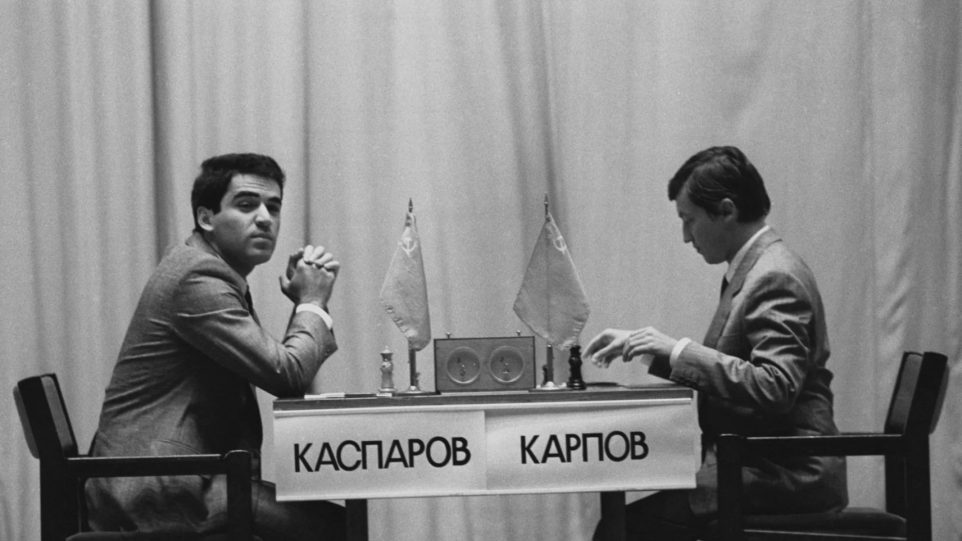 Garri Kaspárov y Anatoli Kárpov