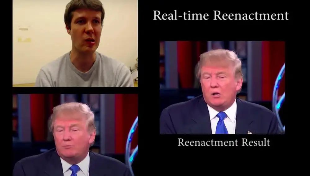 "Nuestro objetivo es modificar las expresiones faciales del video"