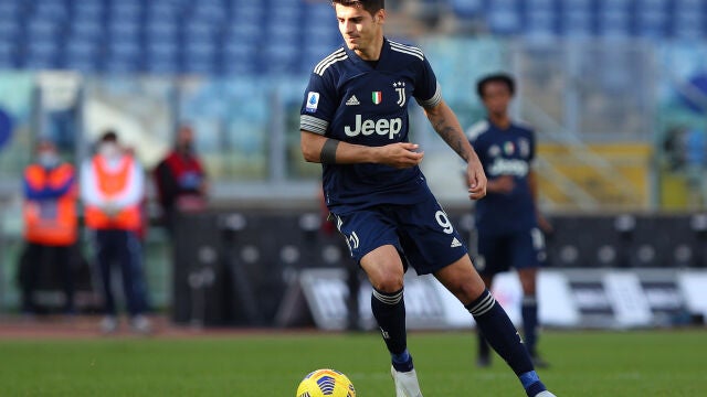 Álvaro Morata con la Juventus.