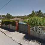 En la imagen, la casa del trágico suceso