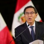 FILE PHOTO: FILE PHOTO: Peru's President Martin Vizcarra addresses the nation, as he announces he was dissolving Congress, at the government palace in Lima, Peru September 30, 2019. Peruvian Presidency/Handout via REUTERS ATTENTION EDITORS/File Photo/File Photo