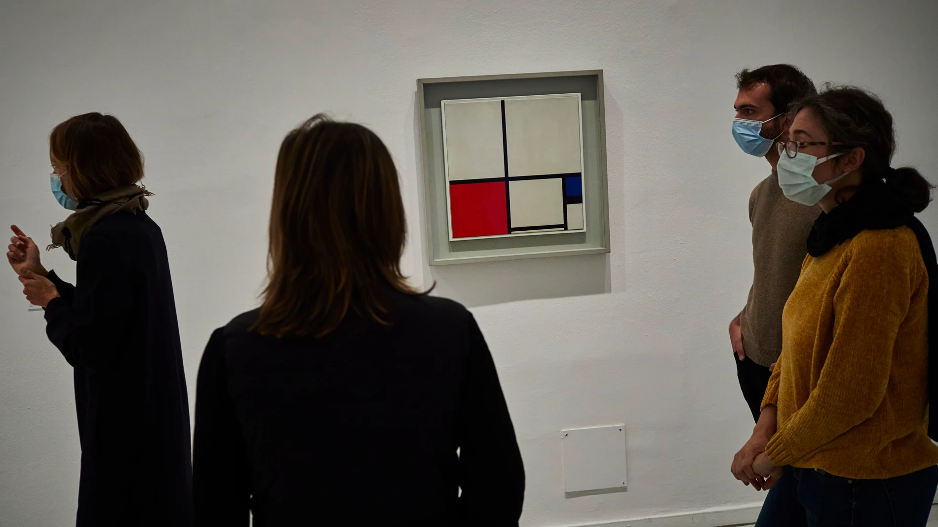 Exposición de Piet Mondrian y De Stijl, en el Museo Reina Sofia de Madrid