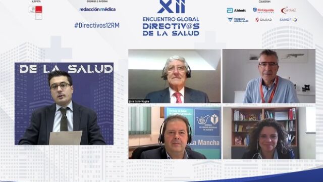 Juan Manuel Fernández, José Ramón Luis-Yagüe, Luis Carretero, Ibrahim Hernández y Sandra Flores. Foto: Redacción Médica