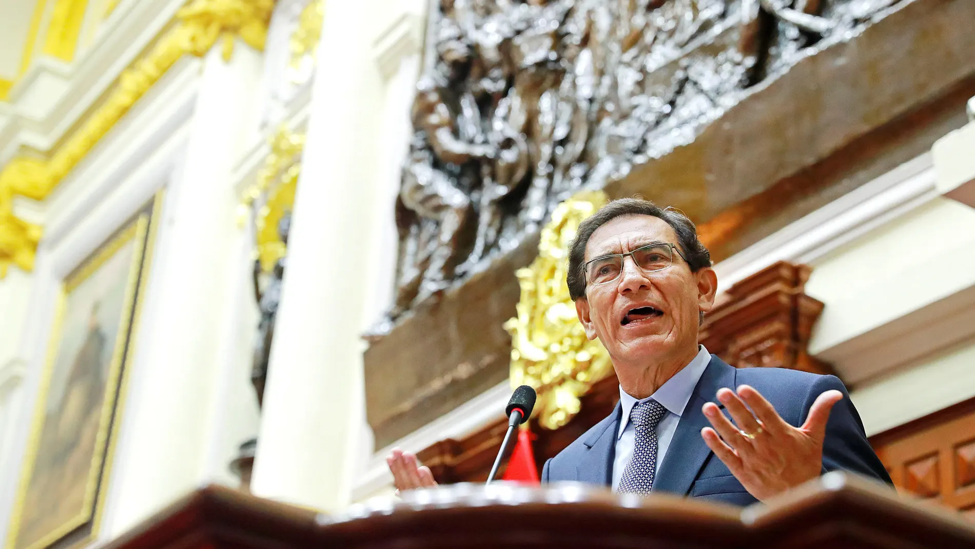 El presidente peruano, Martín Vizcarra