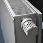 Imagen de archivo de un radiador