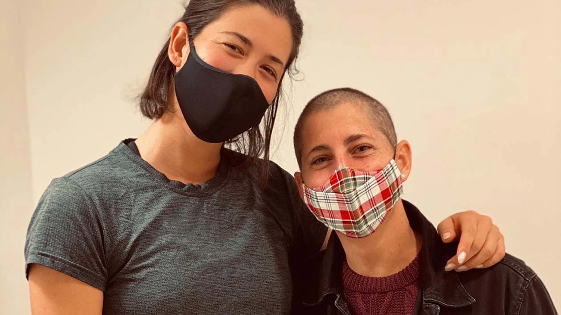 Garbiñe Muguruza y Carla Suárez publicaron una foto de su encuentro en sus cuentas de Instagram.