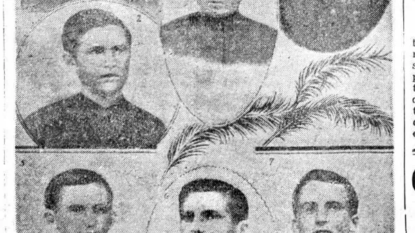 Recorte de Prensa de 1935 que recordó el primer aniversario del fallecimiento de los seminaristas asturianos