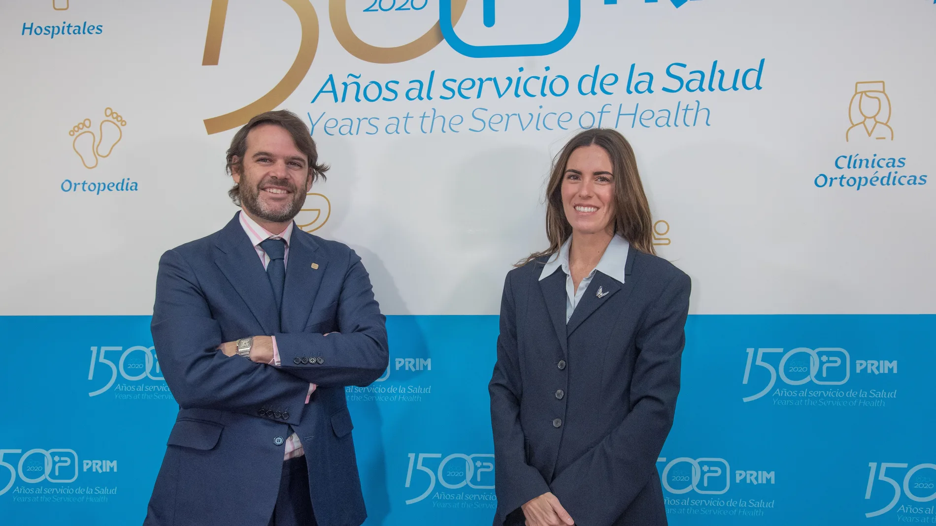 Jorge Prim y Lucía Comenge, vicepresidente y presidenta del Grupo Prim