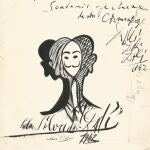 El dibujo que Dalí realizó en 1942 uniendo su cabeza con la de Lorca