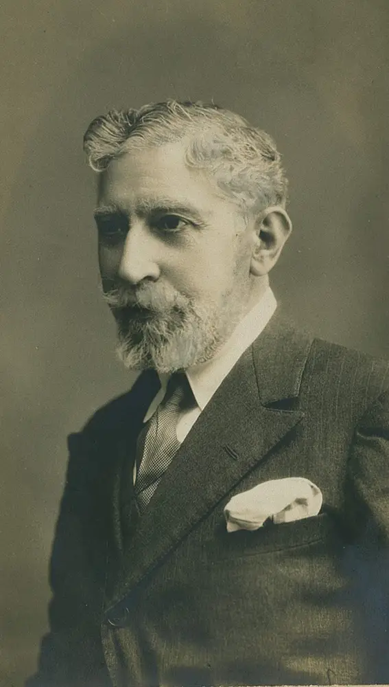 Retrato del maestro burgalés Mariano Pedrero López
