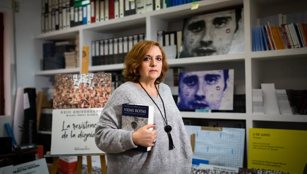 Cristina Cuesta, directora de la Fundación Miguel Ángel Blanco. Su padre, Enrique Cuesta fue asesinado por los terroristas en 1982.