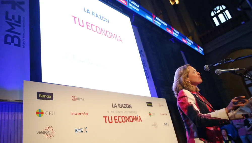 La vicepresidenta tercera, Nadia Calviño, volverá a entregar los premios en el edificio de la Bolsa de Madrid