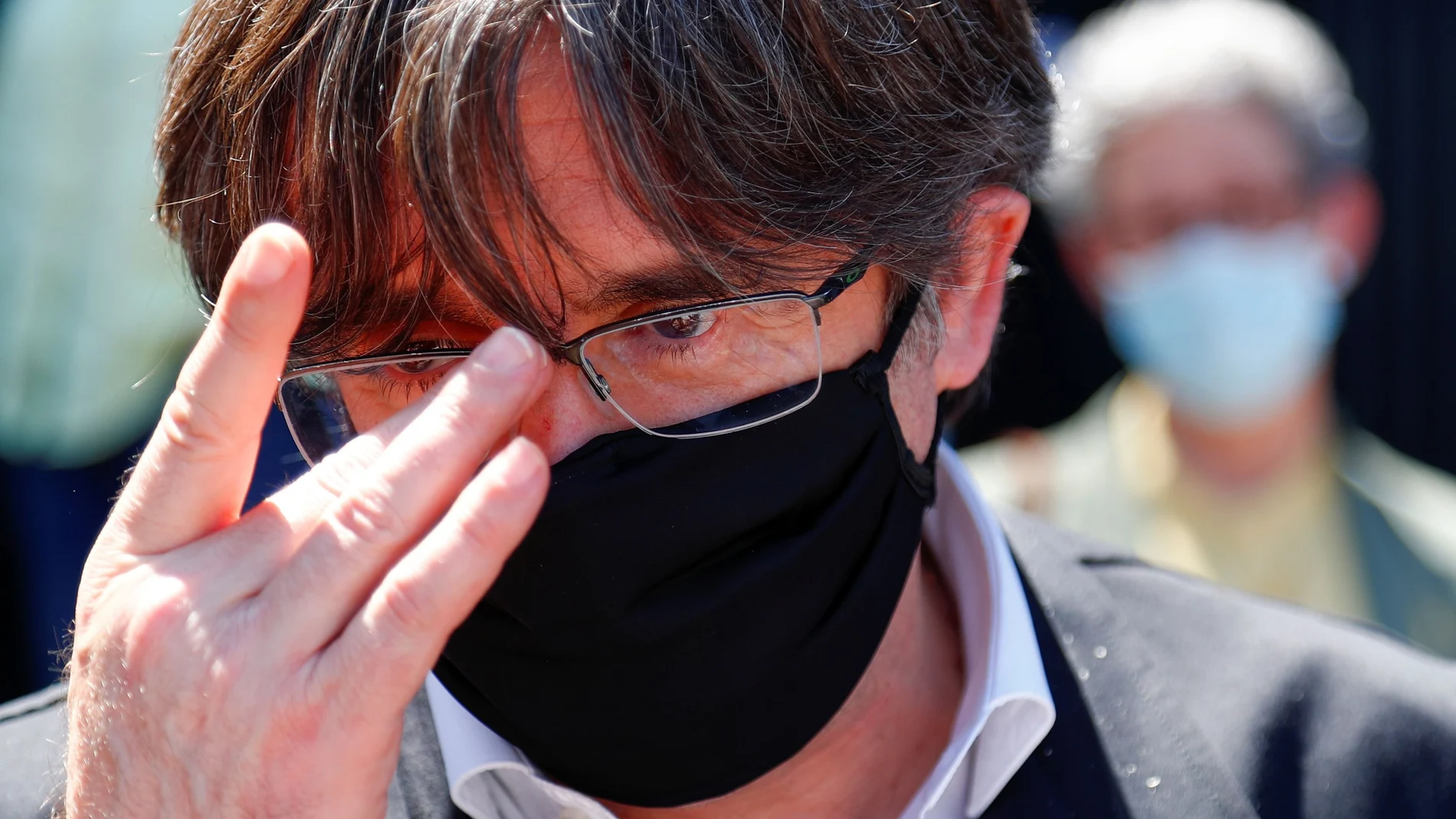 Carles Puigdemont, saliendo del Palacio de Justicia de Bruselas. REUTERS/Francois Lenoir