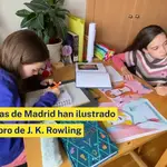 Así dos niñas de Madrid ilustran el último libro de J.K. Rowling