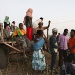 Refugiados etíopes en el este de Sudán