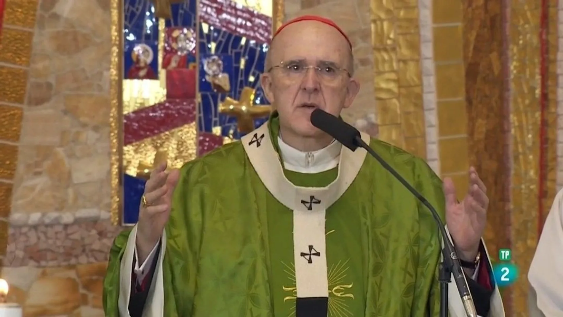 el cardenal arzobispo de Madrid Carlos Osoro