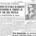 Página del diario "El Liberal" con la noticia de los asesinatos de Castillo y Calvo Sotelo