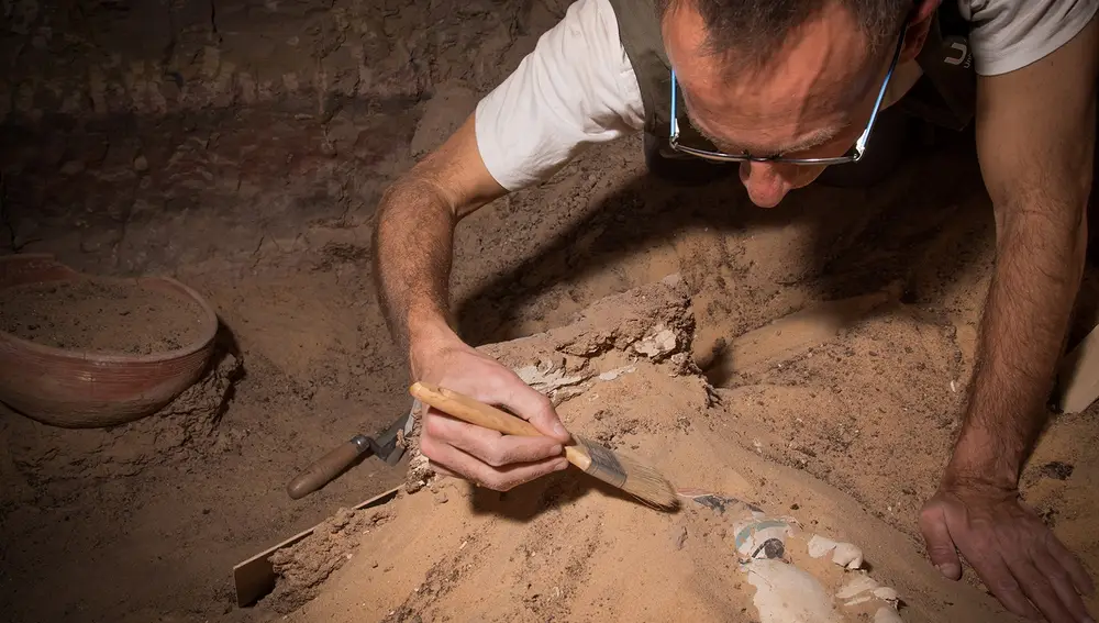 Trabajos arqueológicos en la necrópolis de Qubbet El-Hawa.UJA (Foto de ARCHIVO)11/02/2017