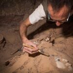 Trabajos arqueológicos en la necrópolis de Qubbet El-Hawa.UJA (Foto de ARCHIVO)11/02/2017