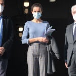 La Reina Letizia llega a la reunión de trabajo con Unicef España en el Consejo Superior de Investigaciones Cientificas (CSIC), en Madrid (España), a 17 de noviembre de 2020.REINA LETIZIA;UNICEF ESPAÑA;REUNIÓN;TRABAJO;REALEZAJosé Oliva / Europa Press17/11/2020