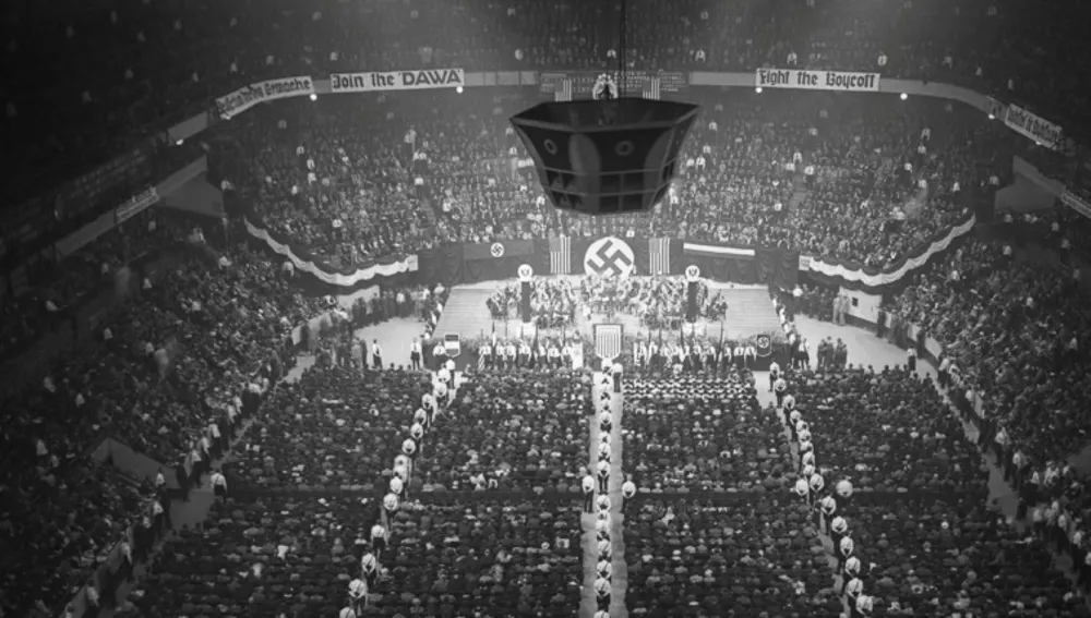 El Madison Square Garden acogió un mitin filonazi en 1939 al que acudieron 20.000 personas