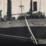 Imagen del barco-prisión "Río Segre"
