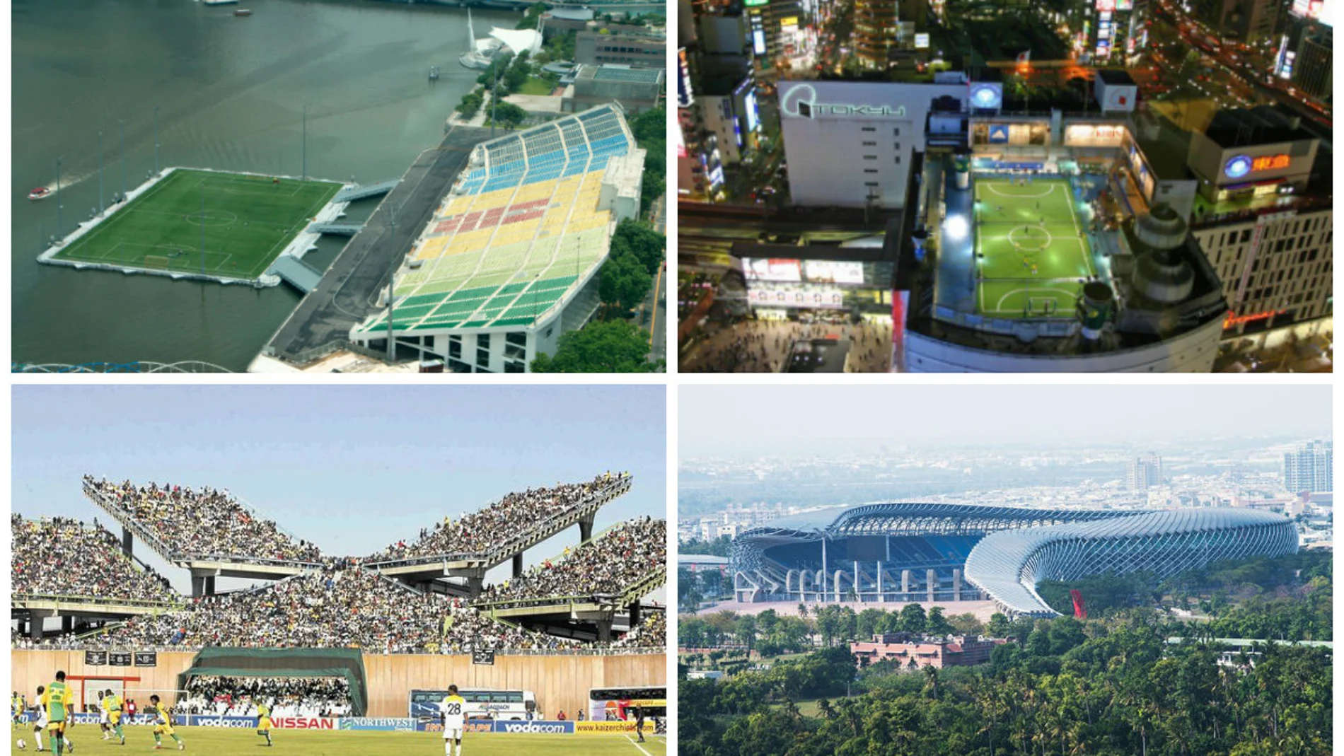 Los campos de fútbol más sorprendentes del Mundo