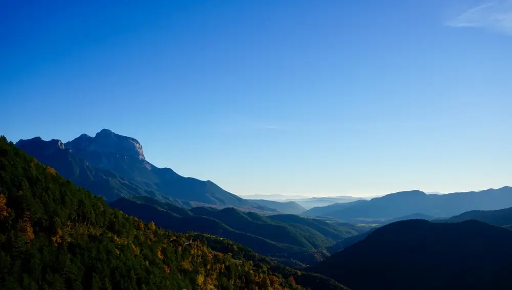 Uno de los deslumbrantes paisajes del Pirineo aragonés.