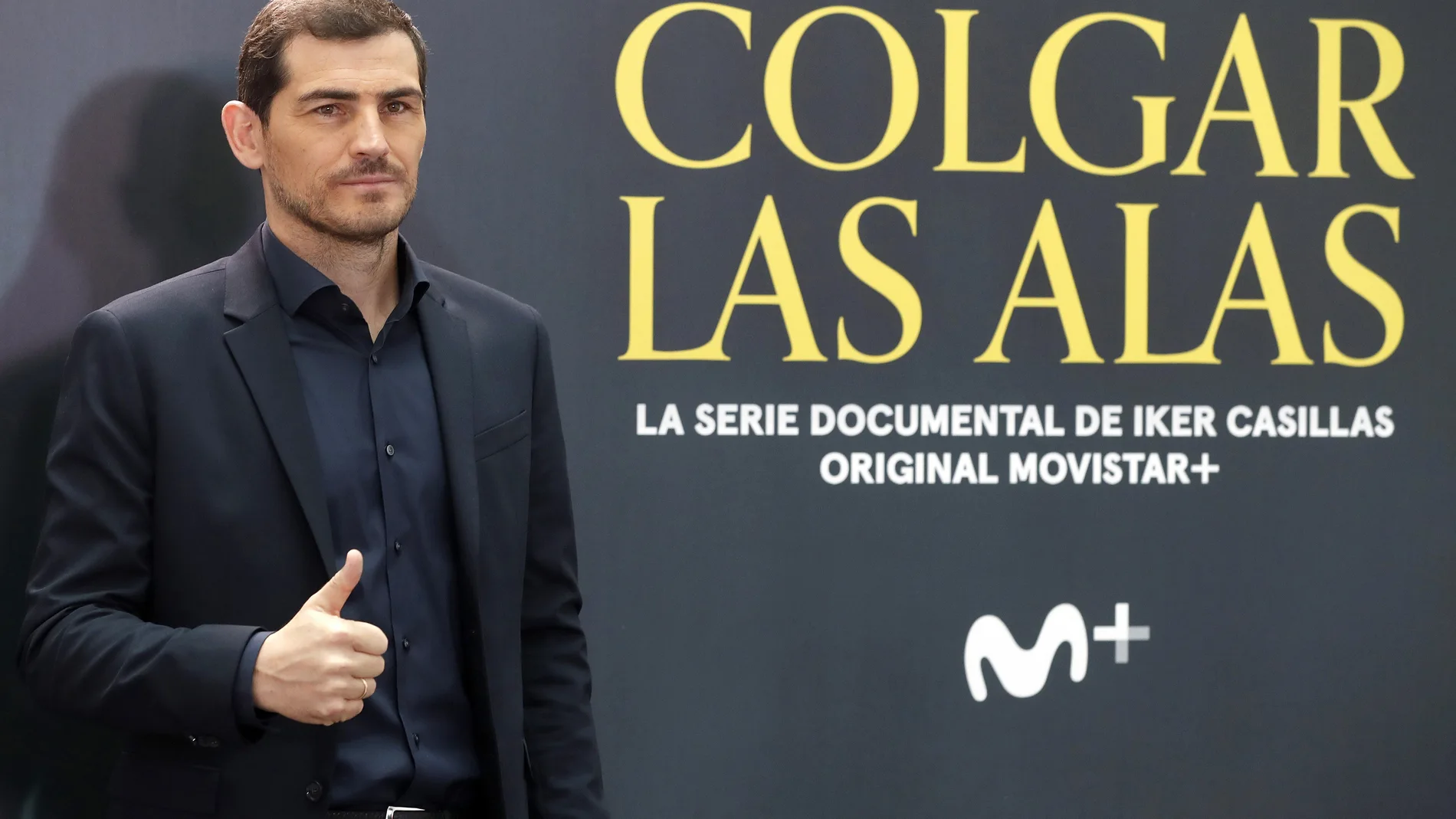El ex portero del Real Madrid, Iker Casillas asiste a la presentación en Madrid este miércoles de la serie documental sobre él titulada "Colgar las Alas". EFE/J.J. Guillen