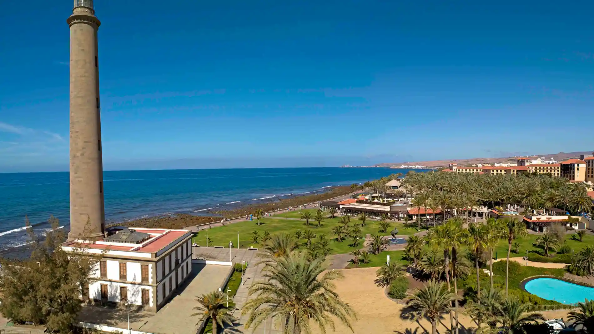 Imagen del Paseo de Meloneras, en Las Palmas.