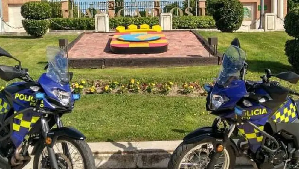 Motocicletas de la Policía Municipal de Pinto
