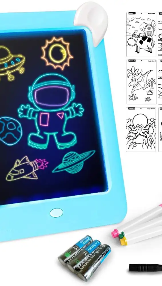 Las tabletas de dibujo son un buen regalo para desarrollar la creatividad de los niños y niñas