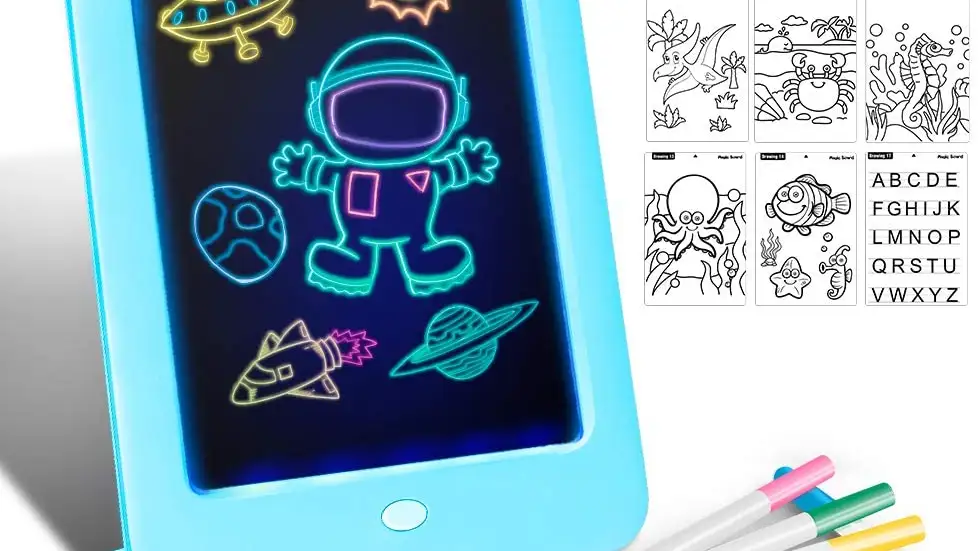 Las tabletas de dibujo son un buen regalo para desarrollar la creatividad de los niños y niñas