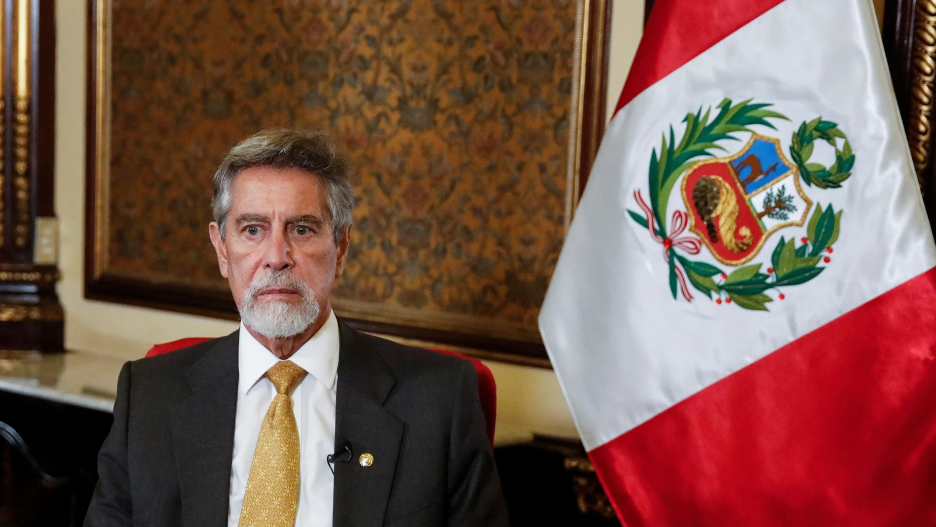 El presidente de Perú, Francisco Sagasti